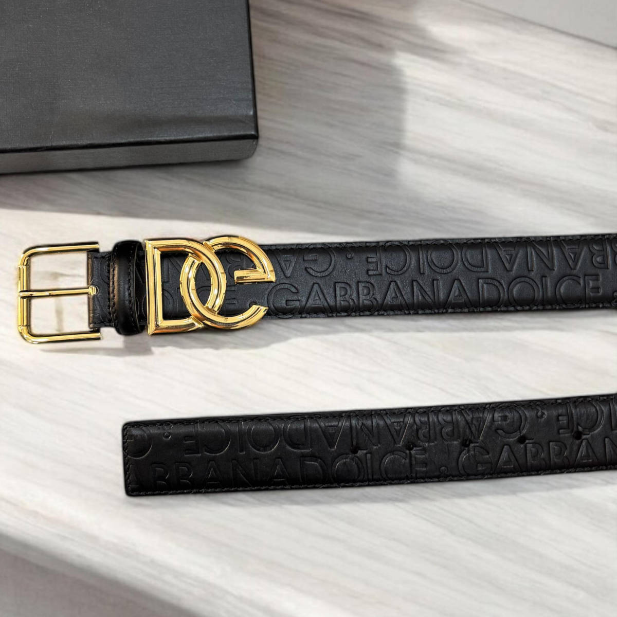 Dolce & Gabbana Black Premium Quality Belt-0