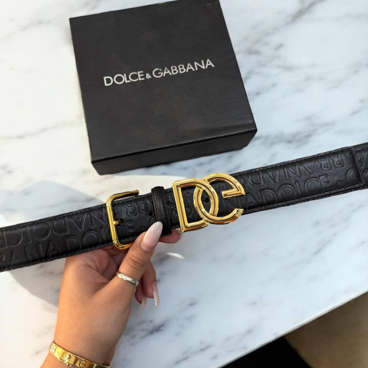 Dolce & Gabbana Black Premium Quality Belt-2
