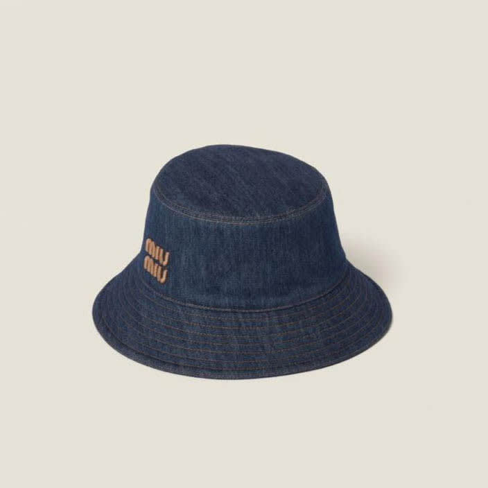Miu Miu Blue Premium Bucket Hat-0