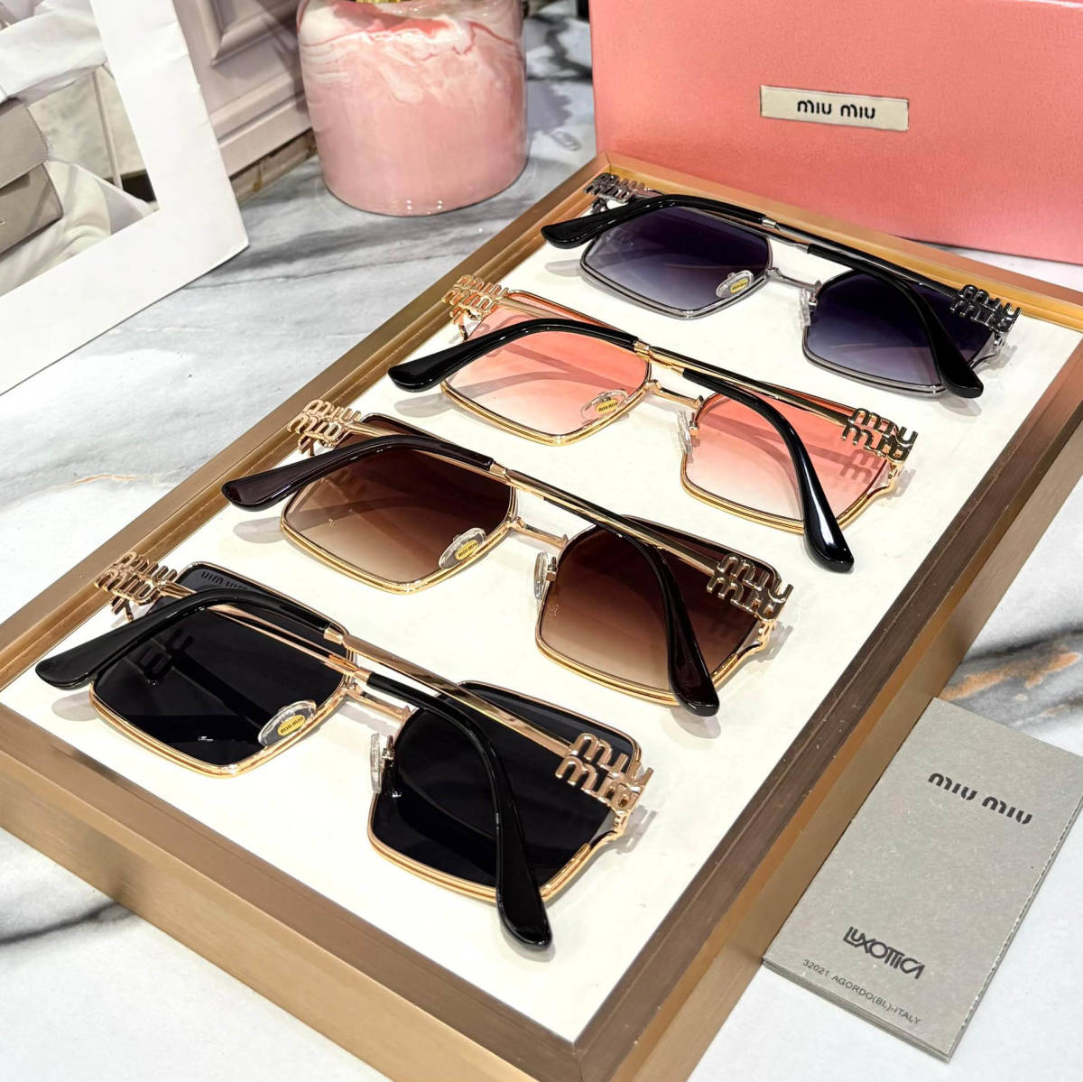 Miu Miu Brown Premium Women's Sunglasses-3