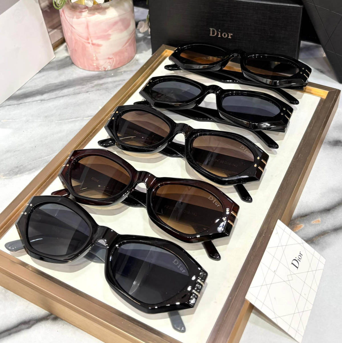 Dior Brown Premium Women's Sunglasses-2