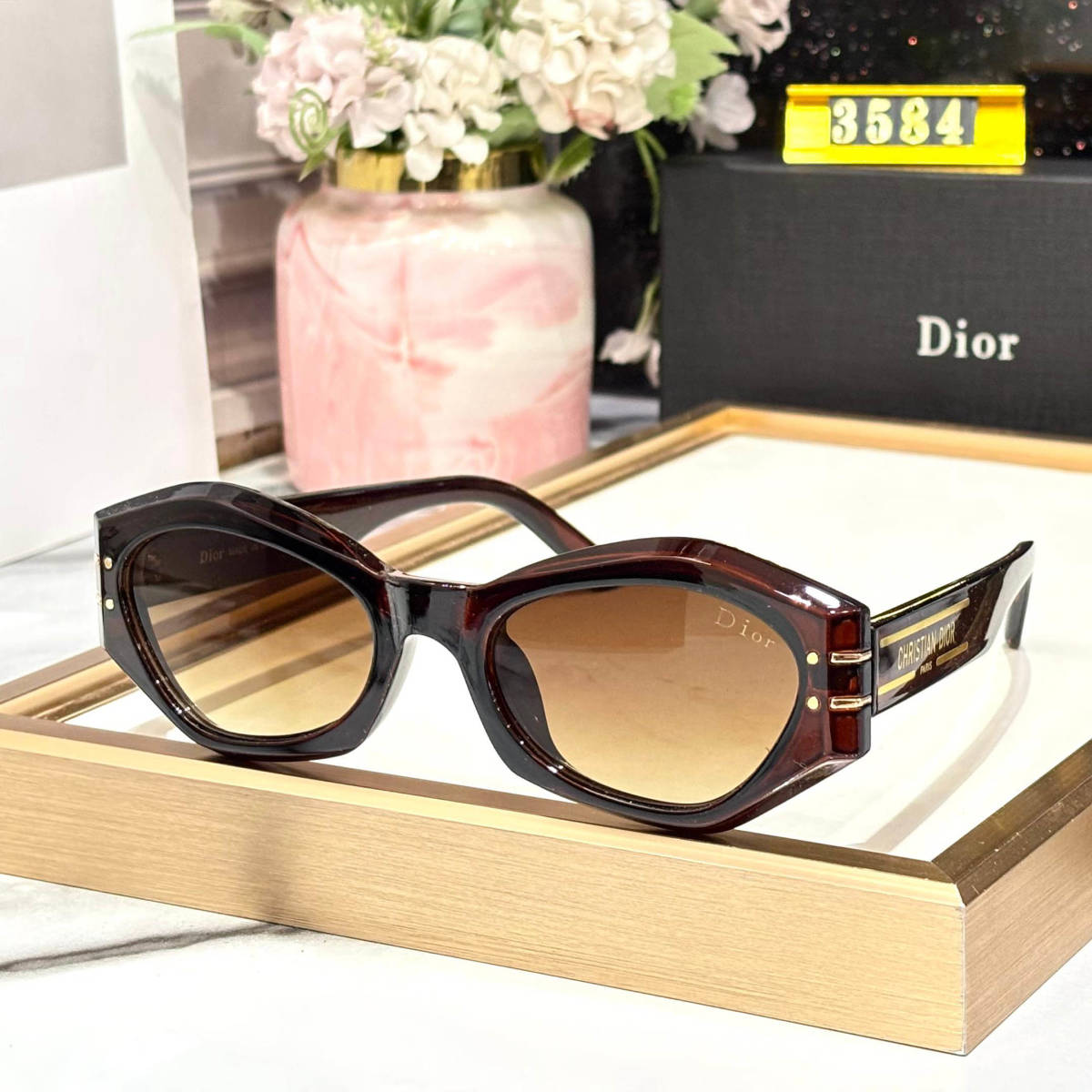 Dior Brown Premium Women's Sunglasses-0