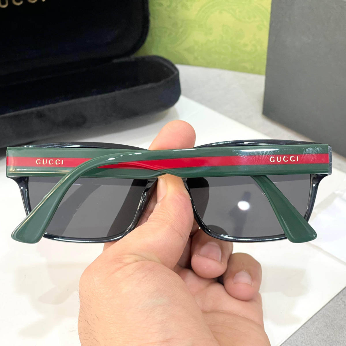 Gucci Green Luxury Sunglasses-1