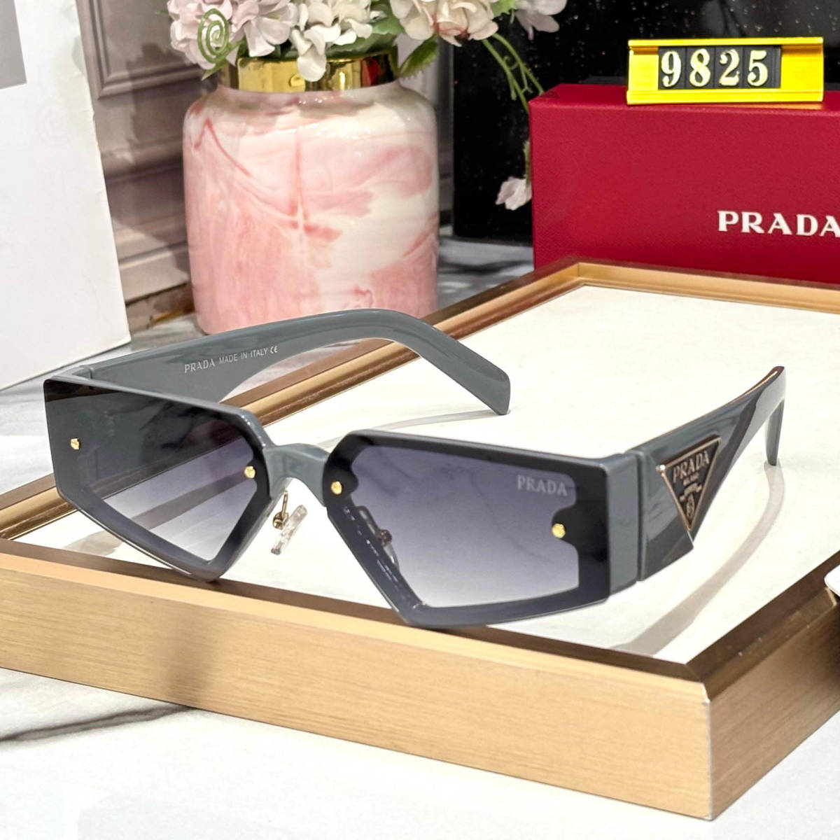 Prada Grey Premium Sunglasses-0