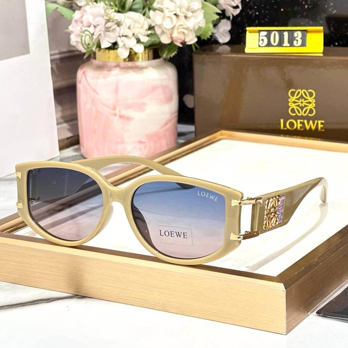 Loewe Blue Premium Women's Sunglasses-0