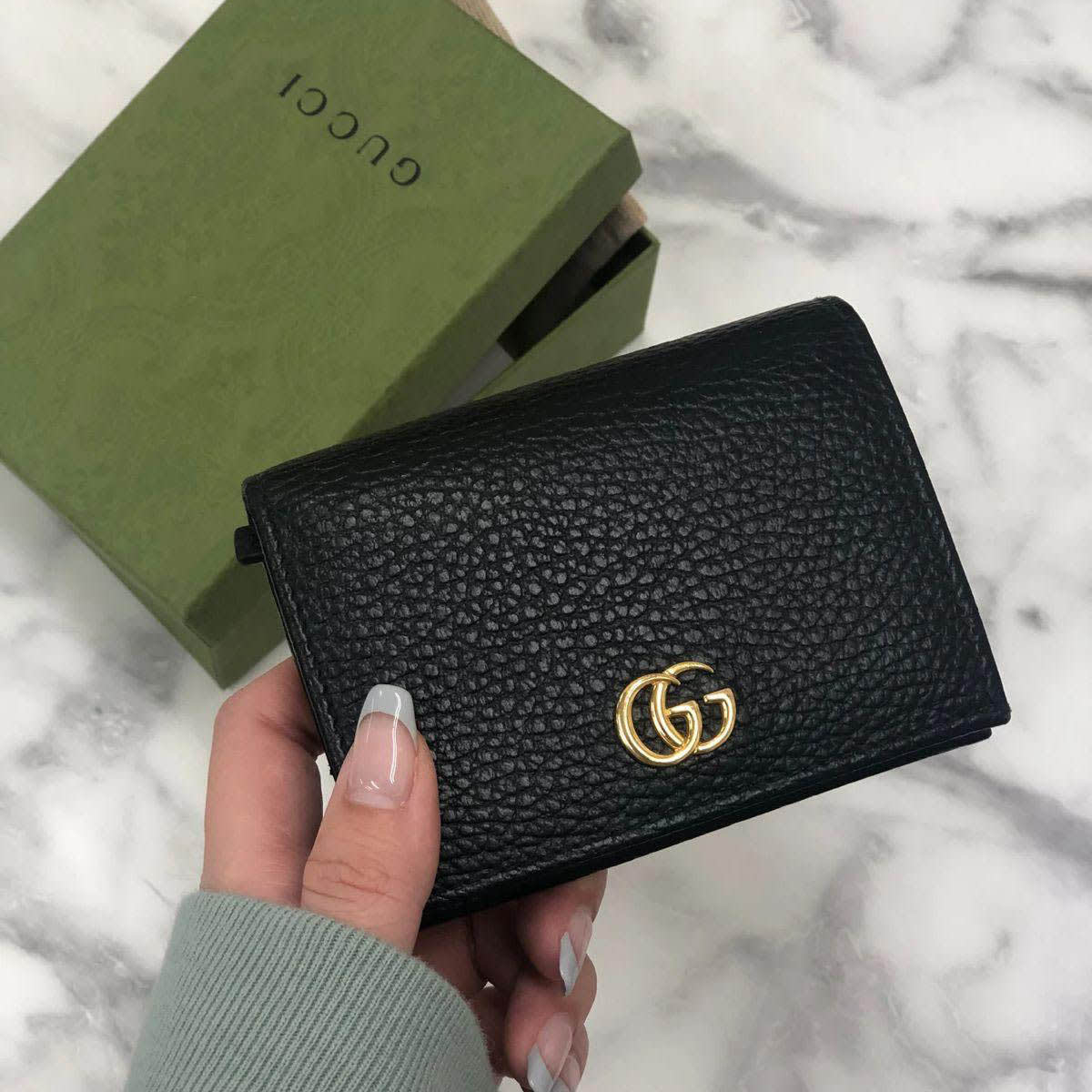 Gucci Black Premium Compact Wallet-3