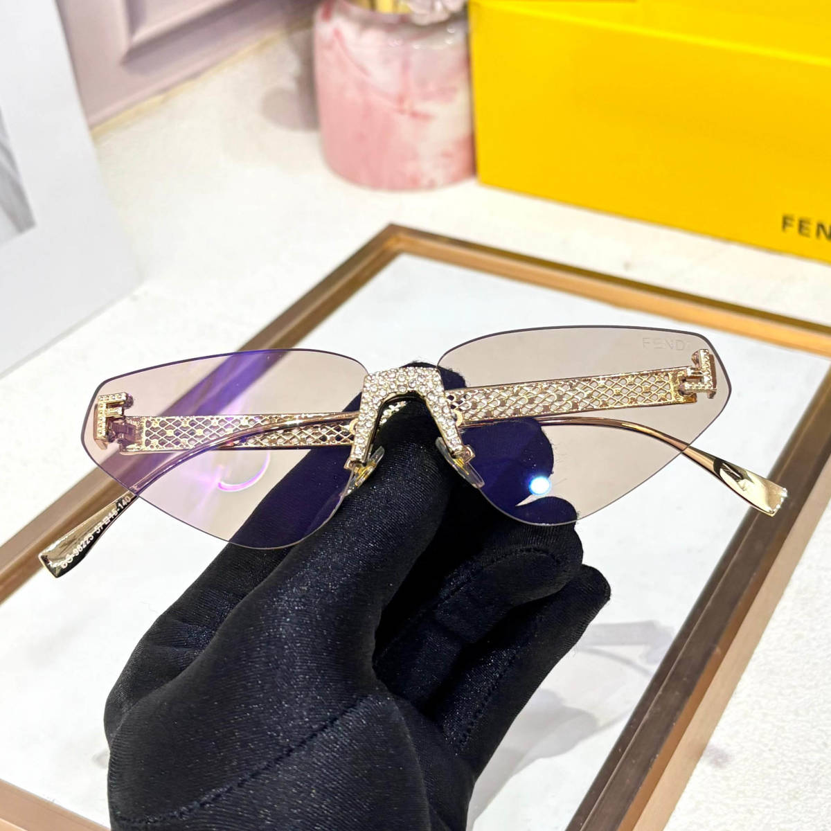 Fendi Purple Premium Women's Sunglasses-1