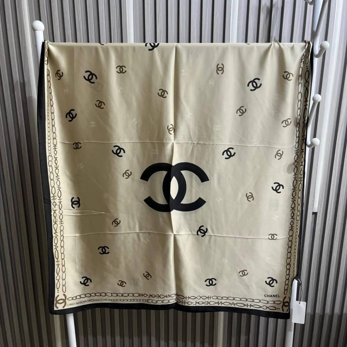 Chanel Premium Quality White Silk Stole-1
