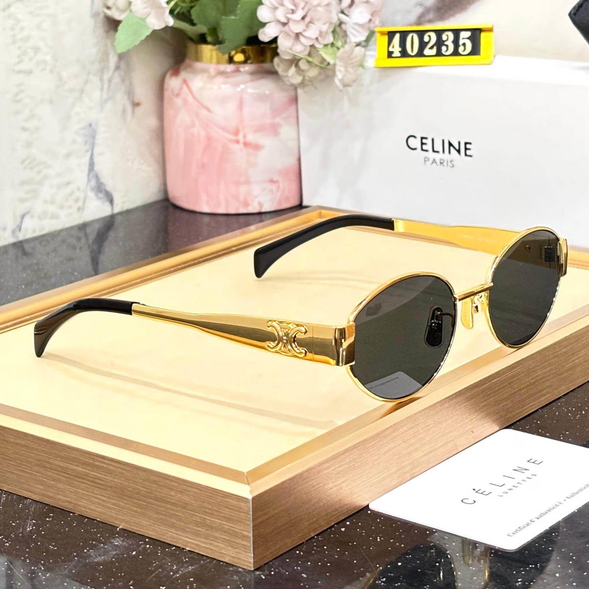 Celine Black Premium Women's Sunglasses-1