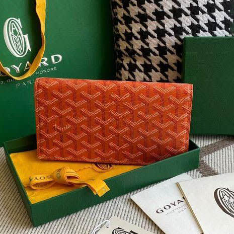 Goyard Orange Premium Long Wallet-1