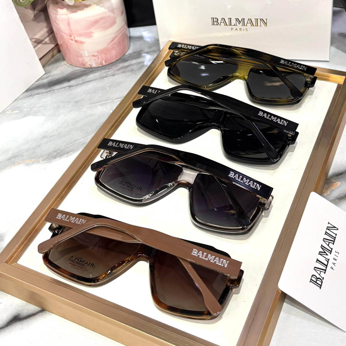 Balmain Olive Luxury Sunglasses-3