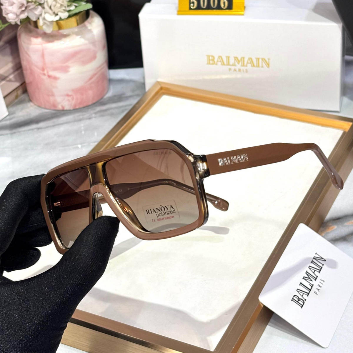 Balmain Brown Luxury Sunglasses-1