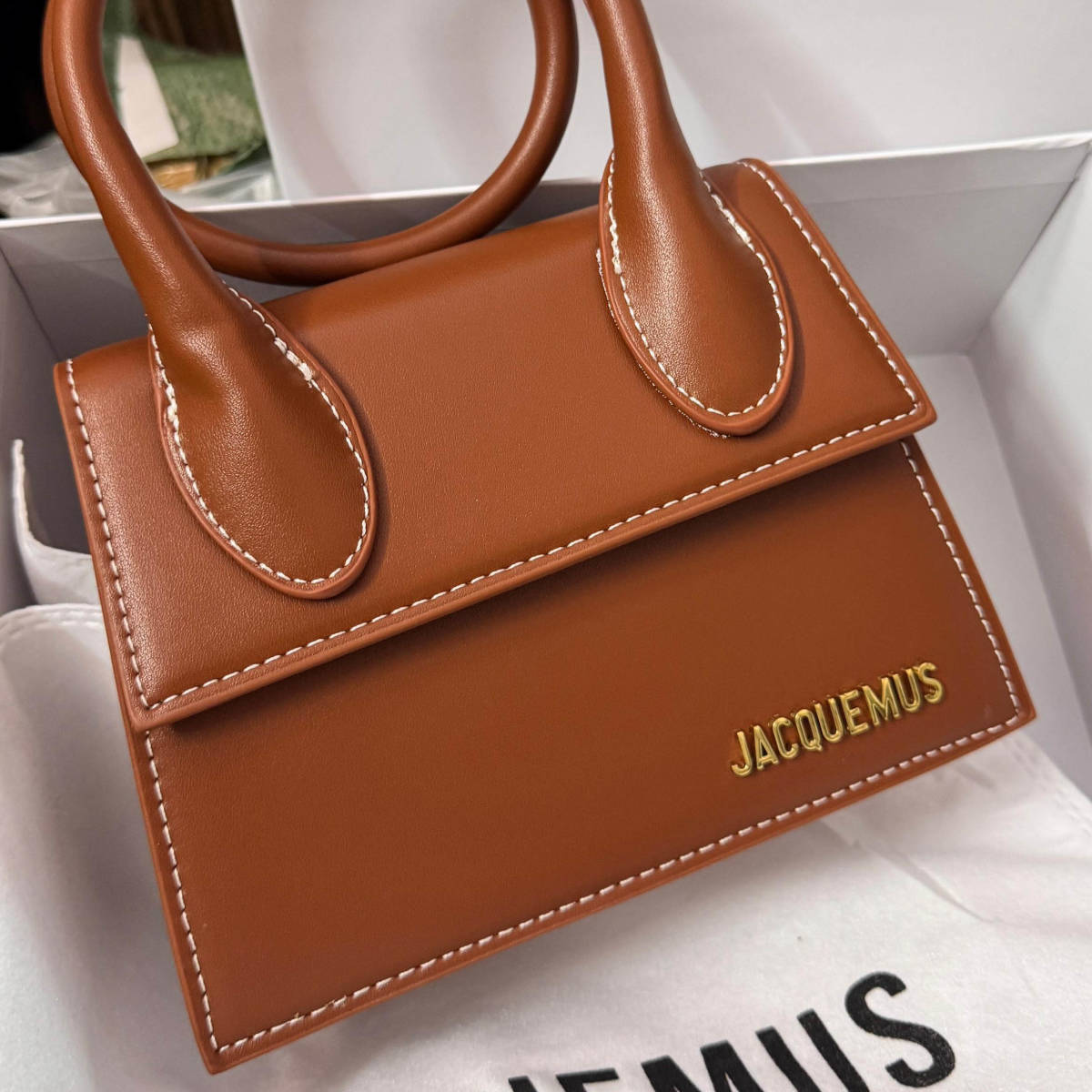 Jacquemus Chiquito Moyen Brown Handbag-0