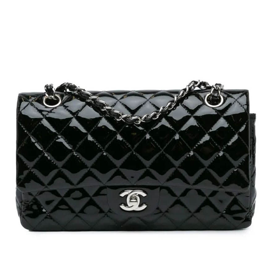 Chanel Lambskin Black Classic Bag-0
