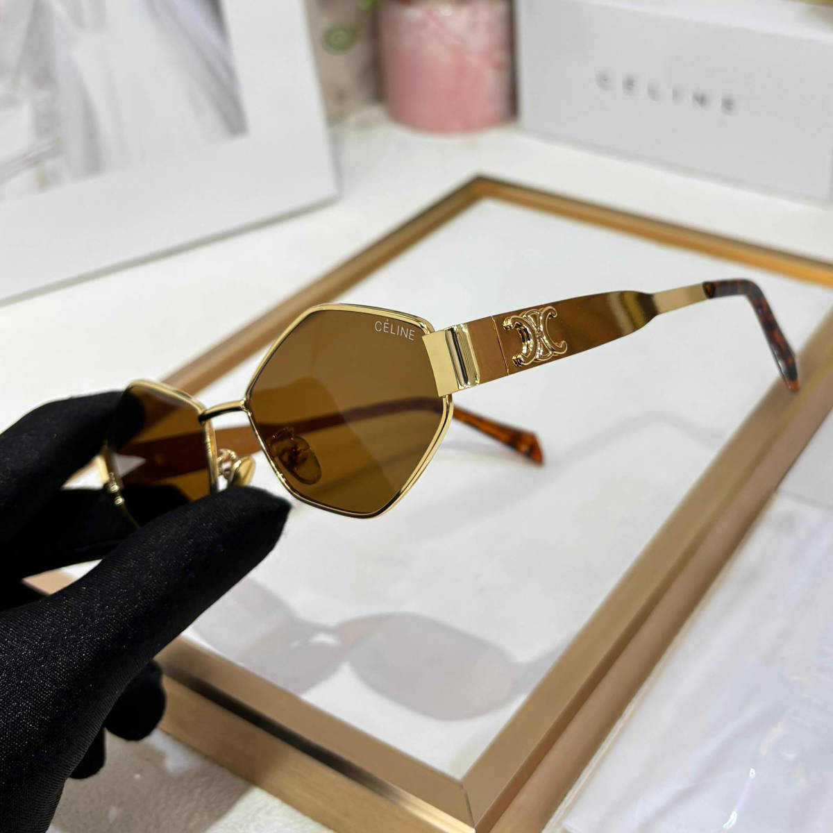 Celine Brown Premium Women's Sunglasses-1