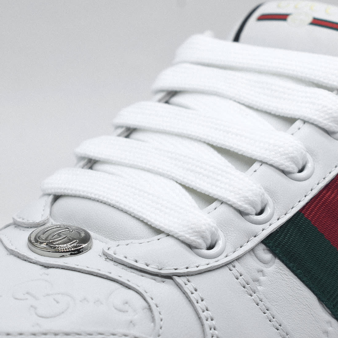 Gucci White Premium Quality Sneakers-5