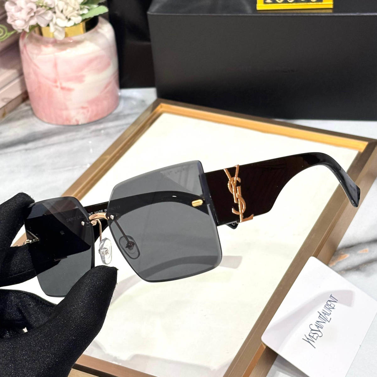 Ysl Black Premium Women's Sunglasses-1