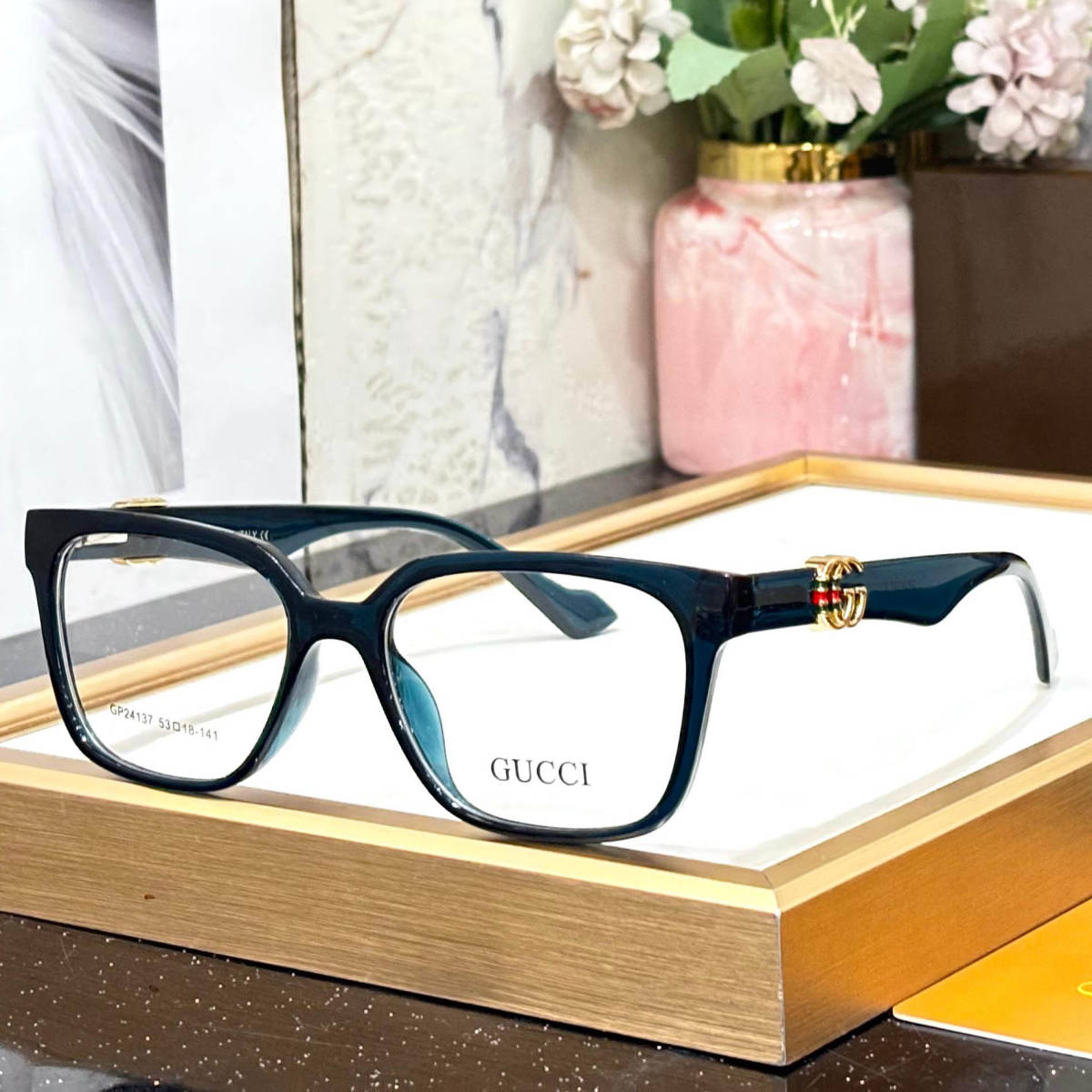 Gucci Blue Premium Women's Sunglasses-0