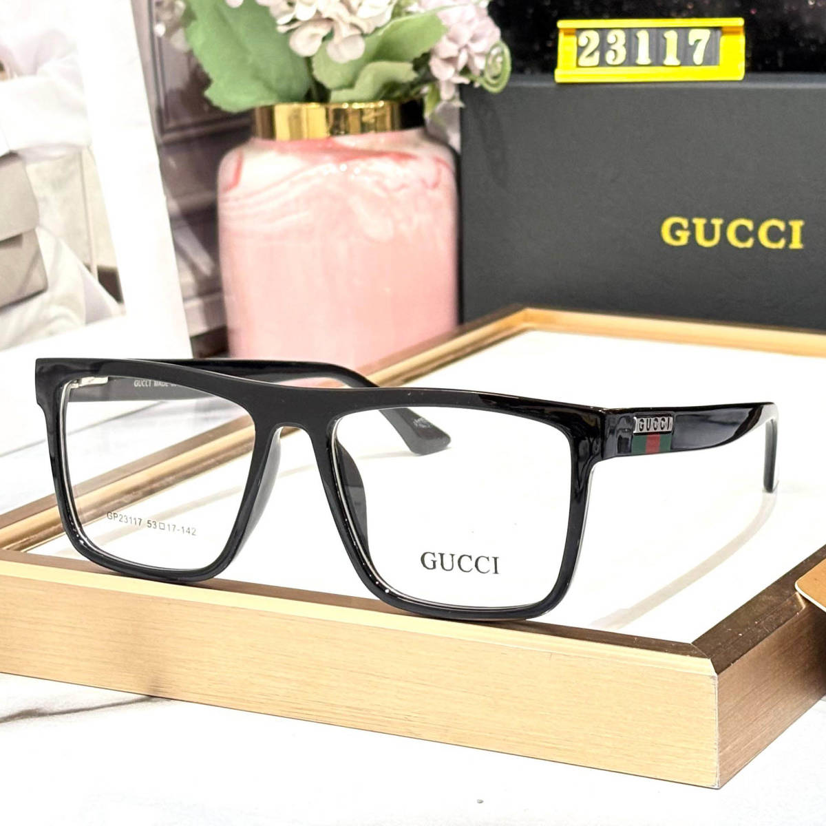 Gucci Black Premium Women's Sunglasses-0