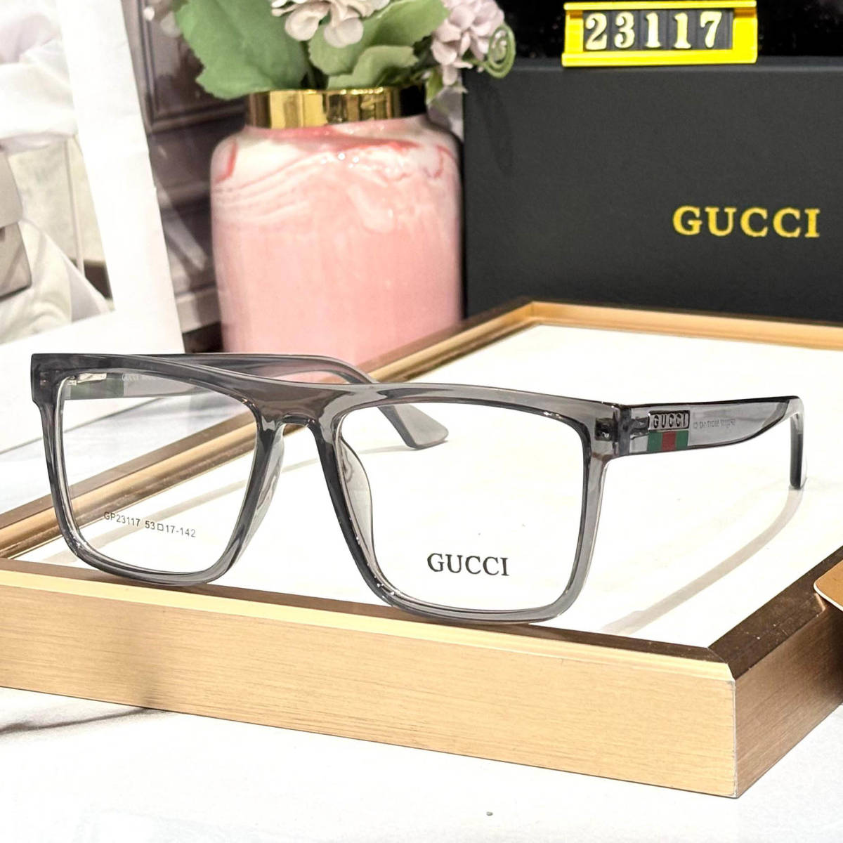 Gucci Grey Premium Women's Sunglasses-0