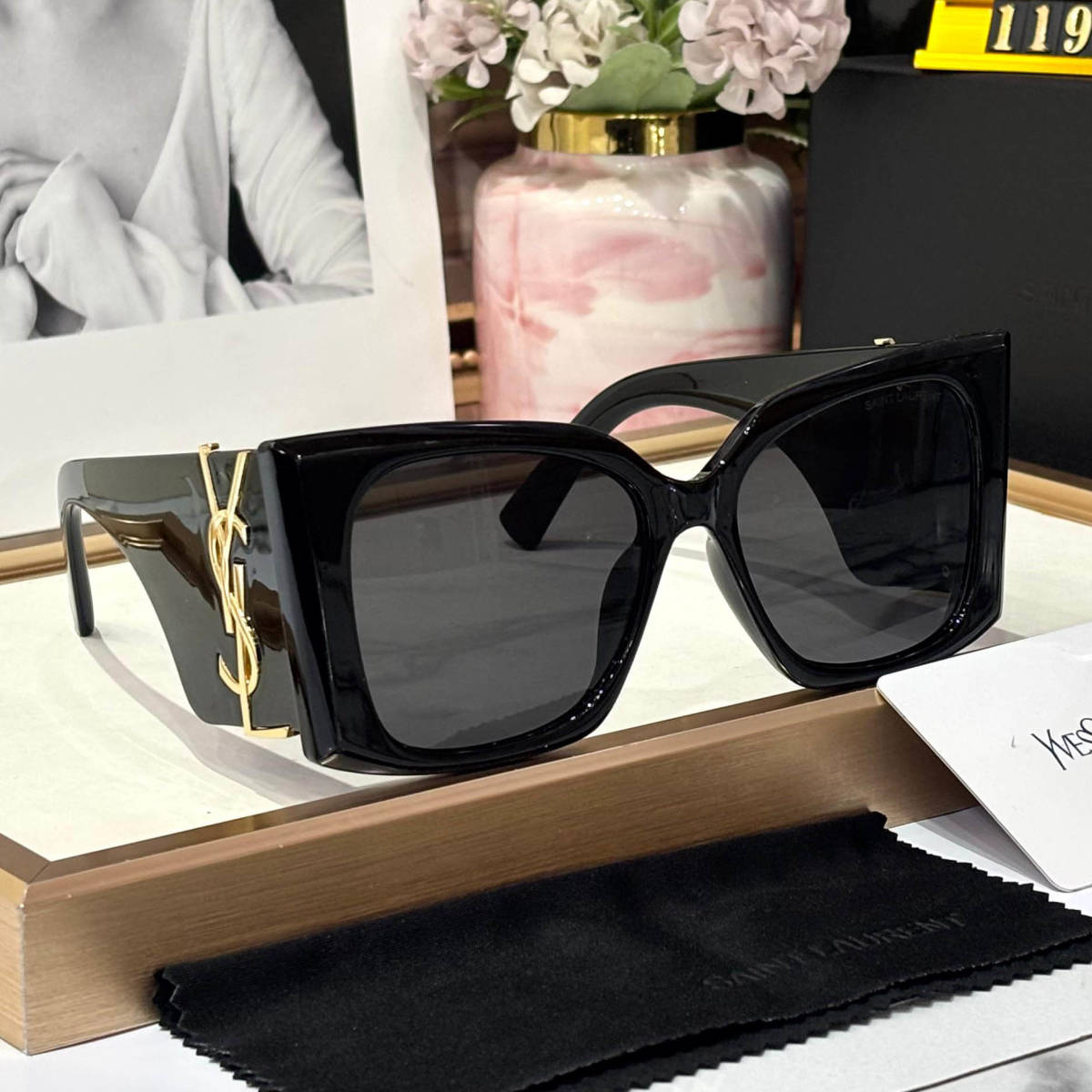 Ysl Black Premium Women's Sunglasses-8