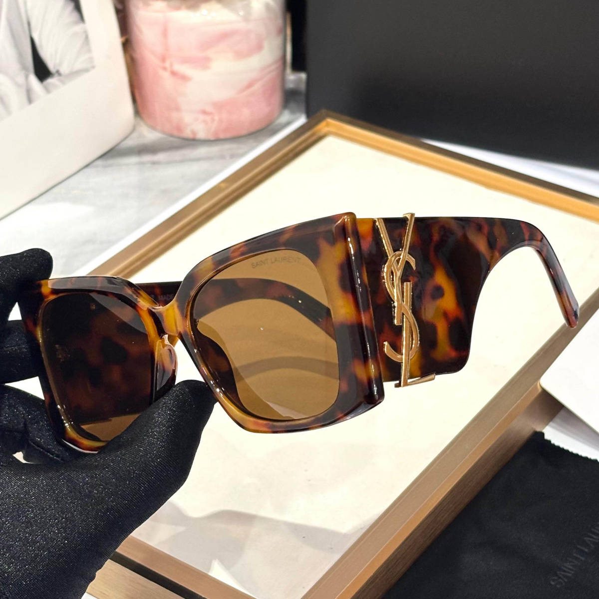 Ysl Brown Premium Women's Sunglasses-1