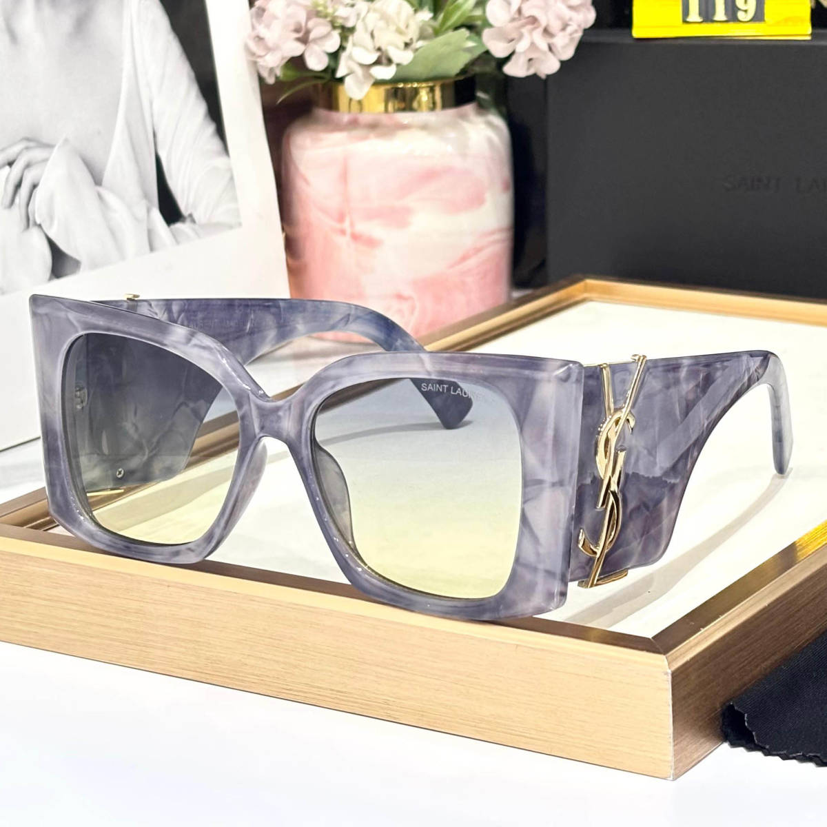 Ysl Blue Premium Women's Sunglasses-0