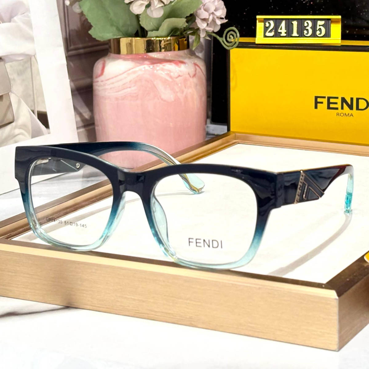 Fendi Black & Blue Premium Women's Sunglasses-0