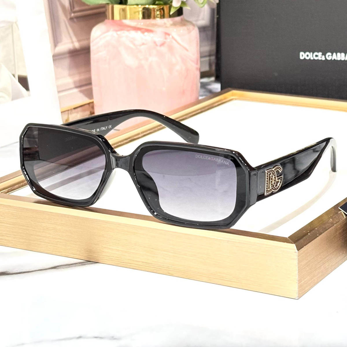 Dolce & Gabbana Black Premium Women's Sunglasses-0