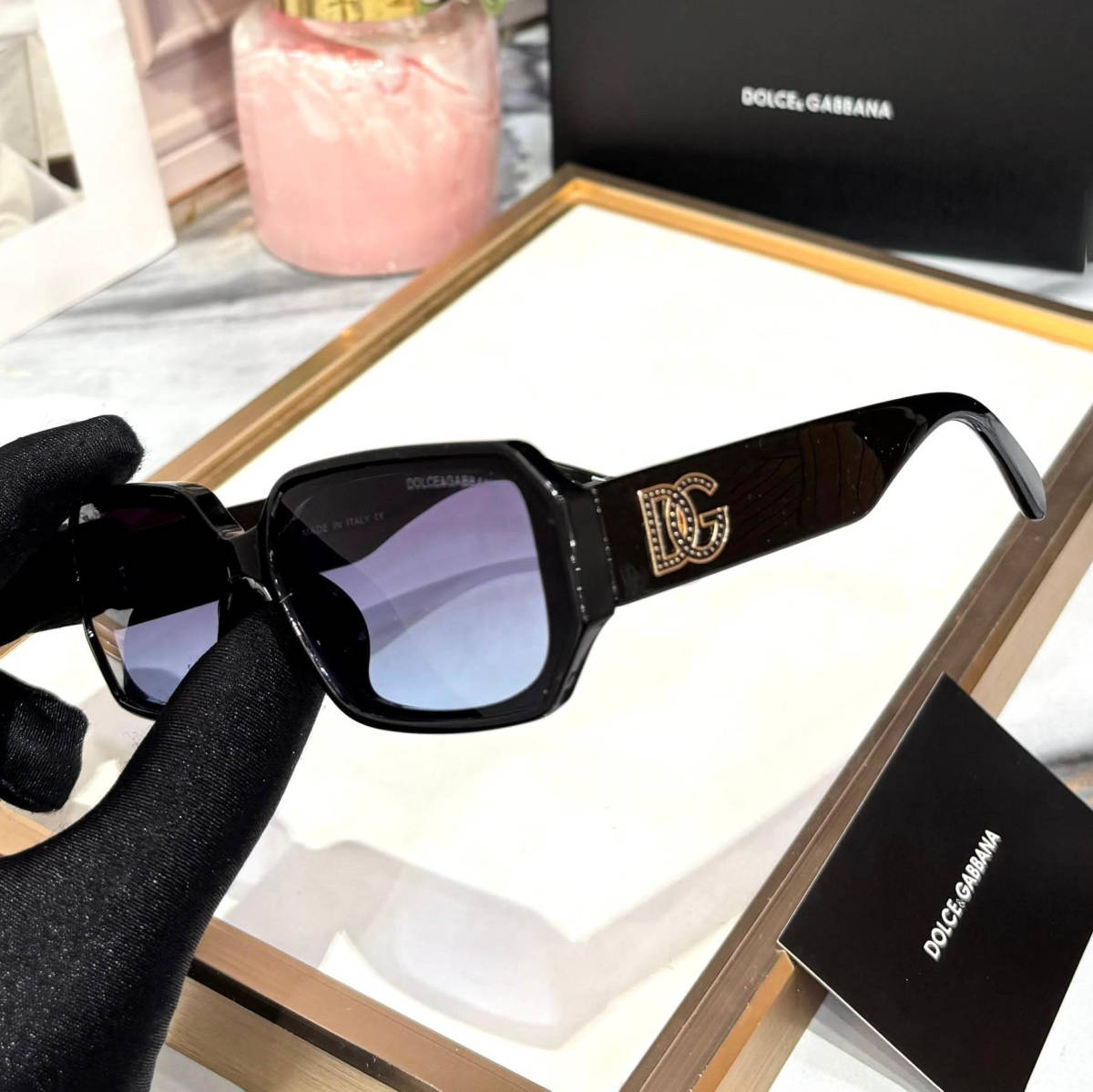 Dolce & Gabbana Blue Premium Women's Sunglasses-1