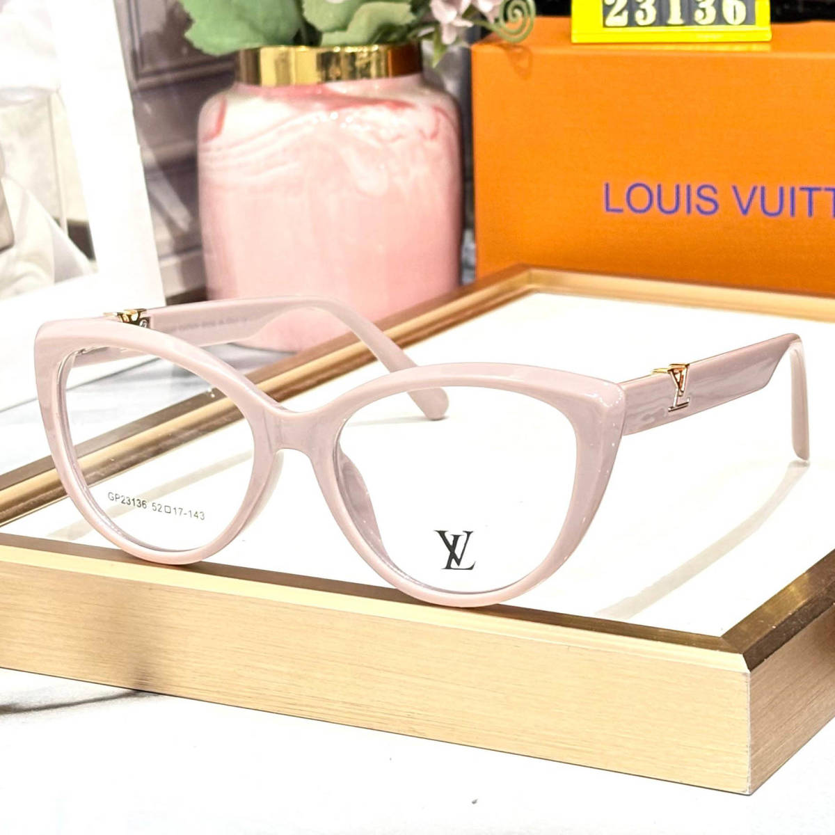 Louis Vuitton Beige Premium Women's Sunglasses-0