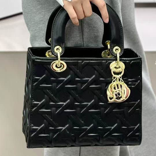 Lady Dior Black Handbag-0