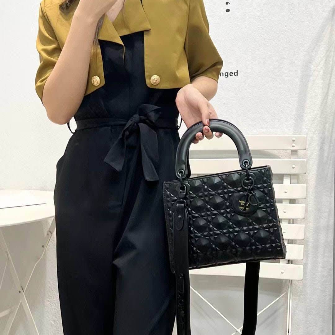 Dior Black Diamond Signature Bag-0