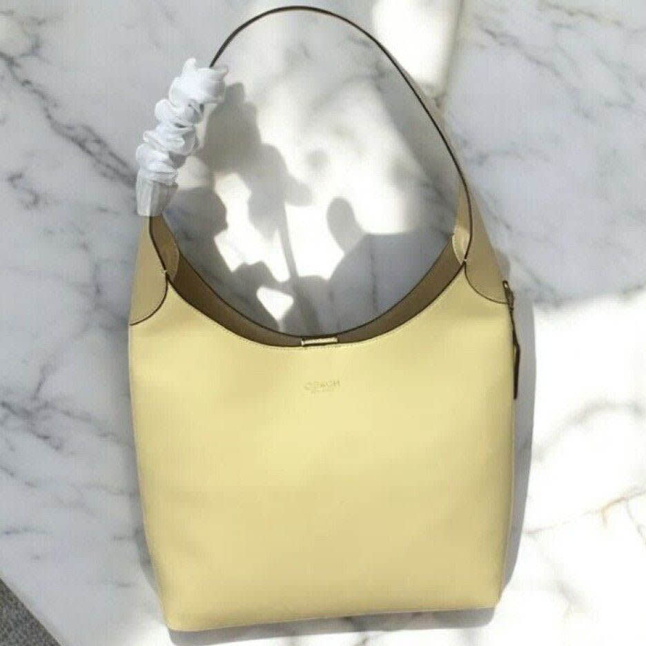 Coach Signature Cream Hobo Bag-0