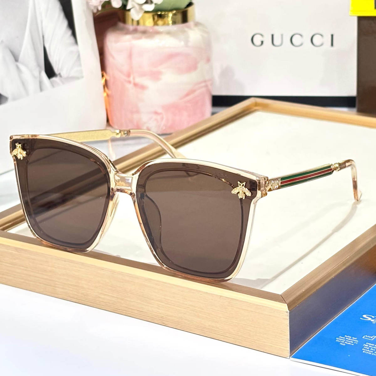 Gucci Brown Premium Women's Sunglasses-0