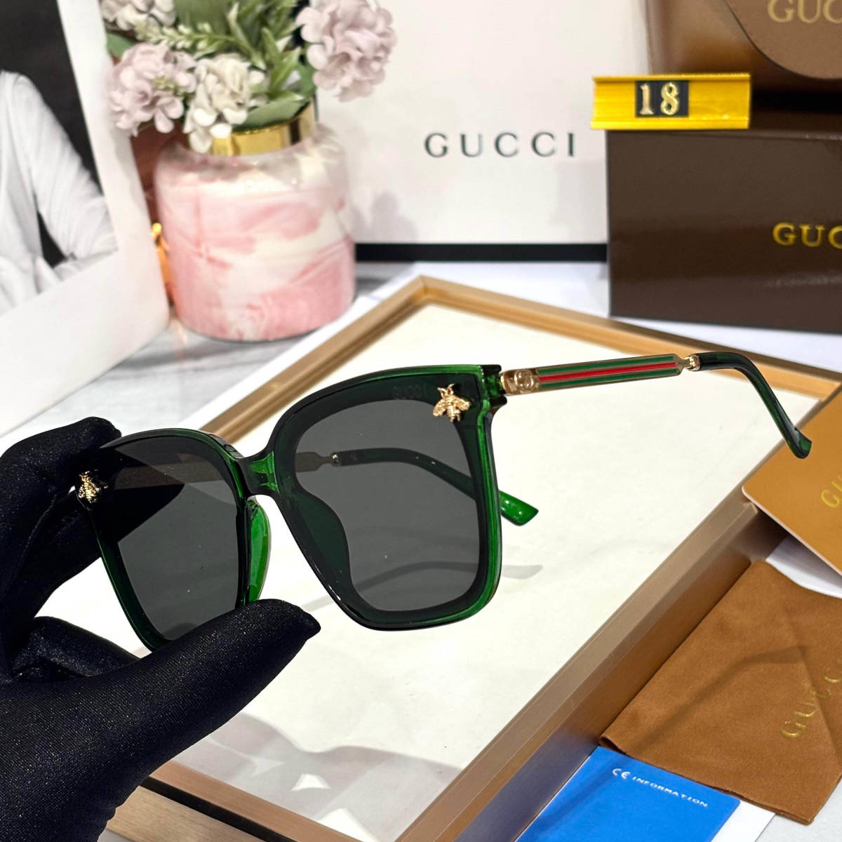 Gucci Green Premium Women's Sunglasses-1