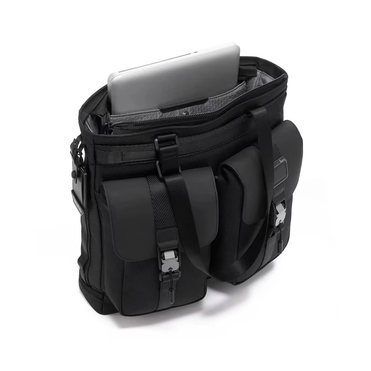 Tumi Alpha Bravo Liaison Tote Black Bag-2