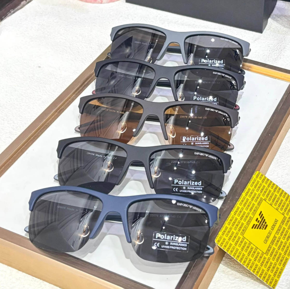 Emporio Armani Blue Luxury Sunglasses-2