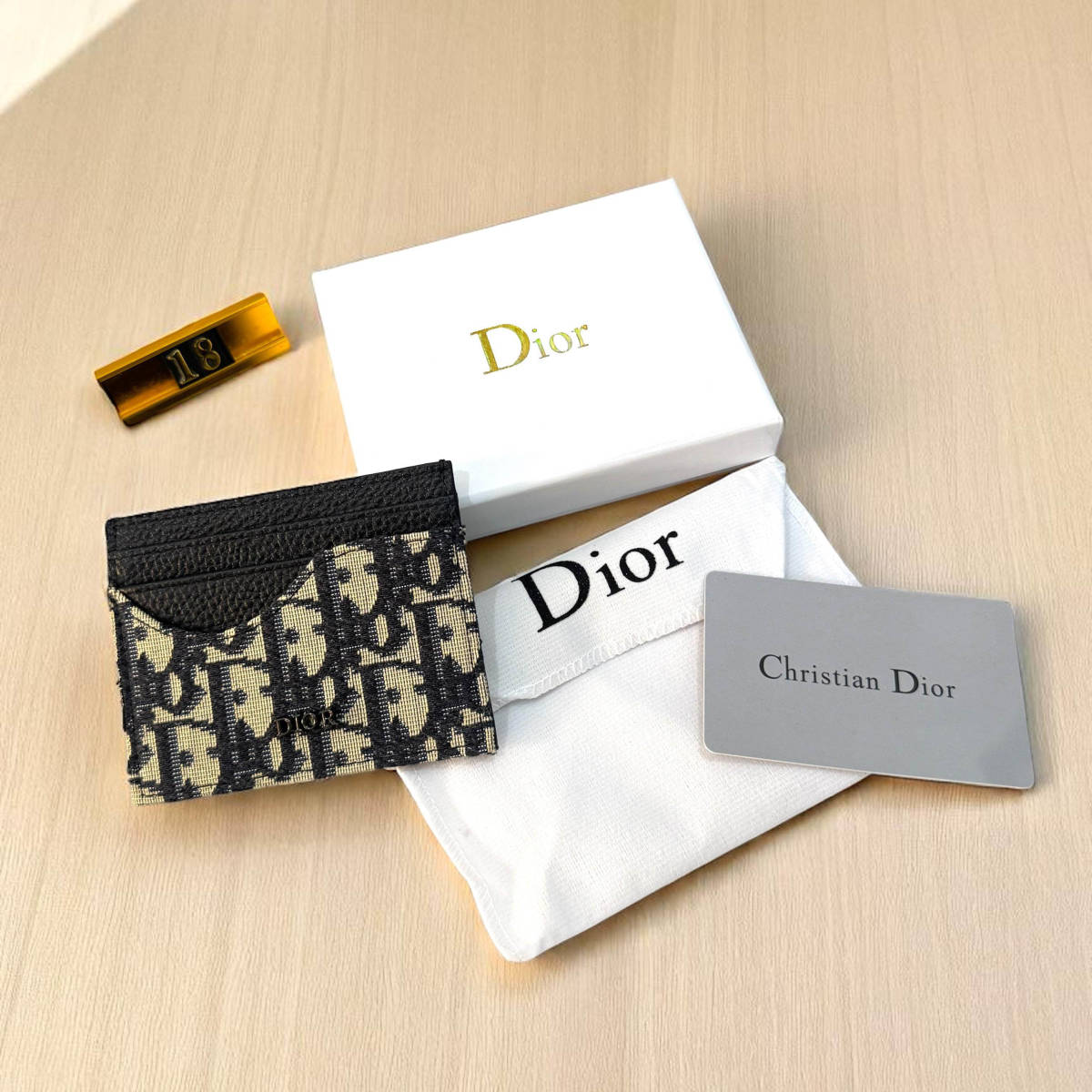 Dior Black Premium Card Wallet-2