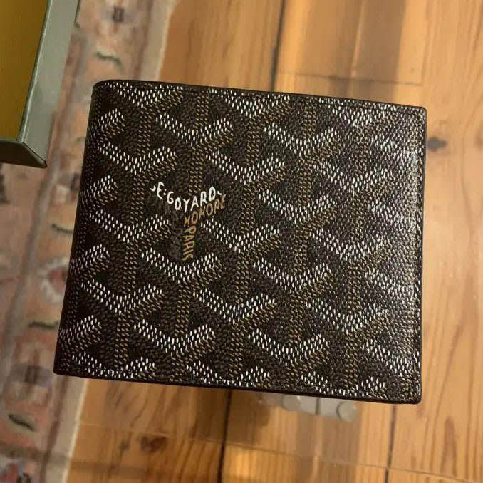 Goyard Black Premium Compact Wallet-1