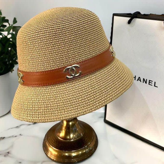 Chanel Beige Premium All Weather Bucket Hat-1