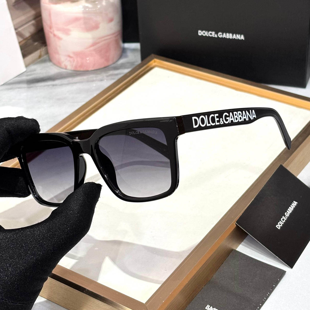 Dolce & Gabbana Blue Luxury Sunglasses-1