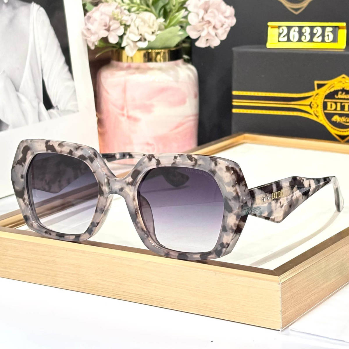 Dita Purple Premium Women's Sunglasses-0