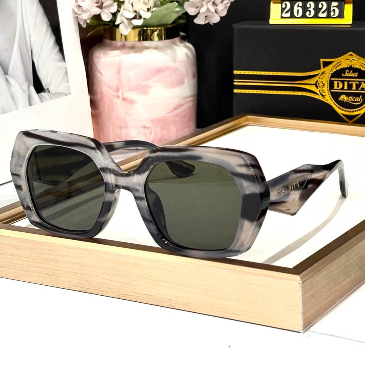 Dita Green Premium Women's Sunglasses-0