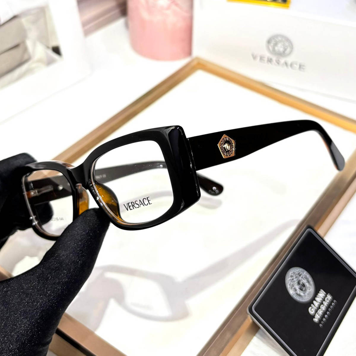 Versace Black Premium Women's Sunglasses-1