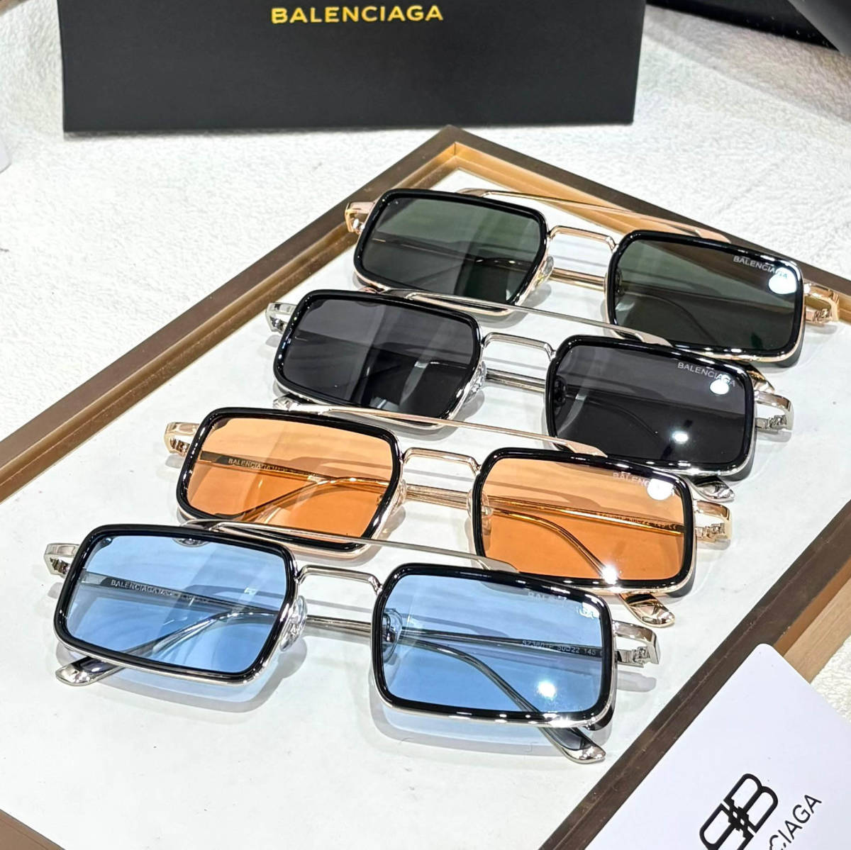 Balenciaga Blue Premium Women's Sunglasses-1