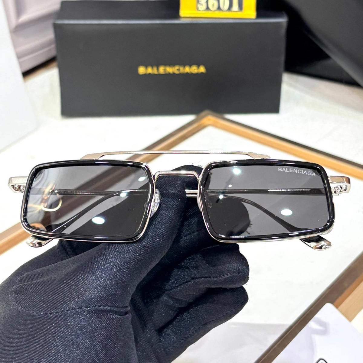 Balenciaga Black Premium Women's Sunglasses-1
