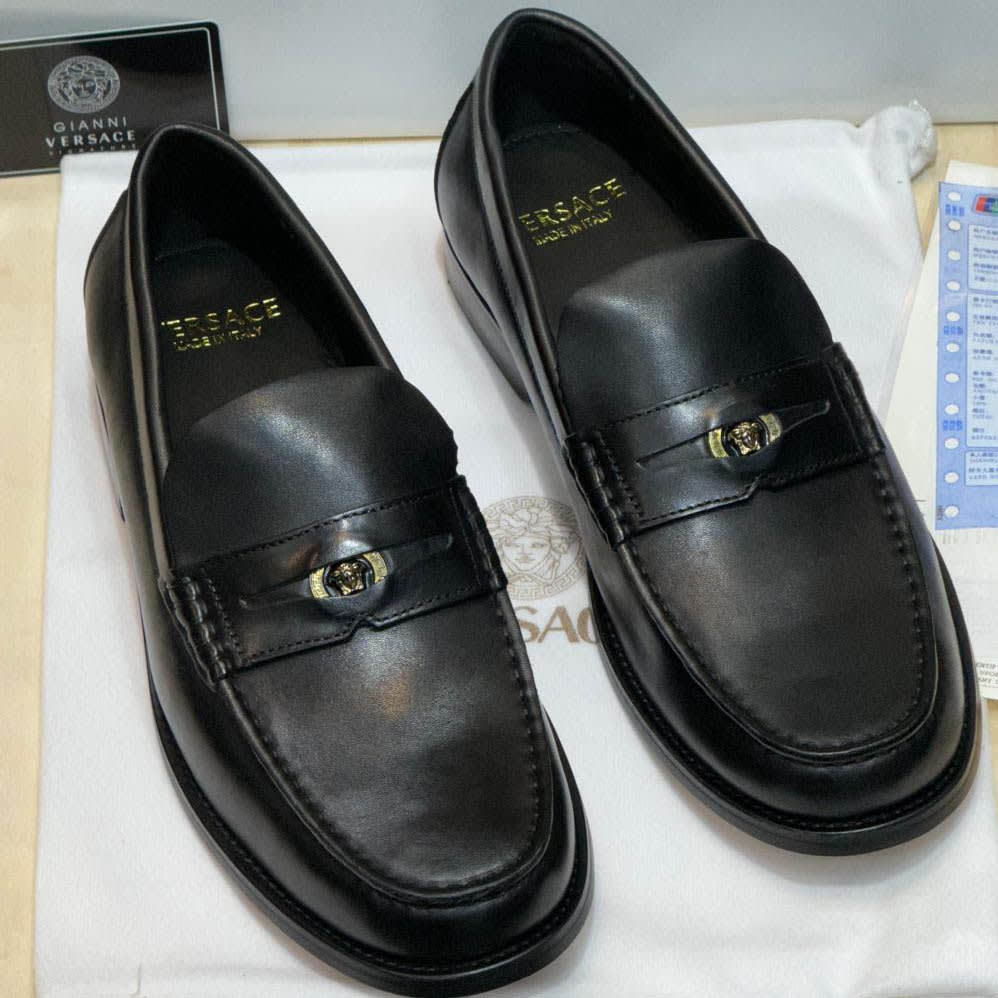 Versace Black Premium Quality Loafers-0