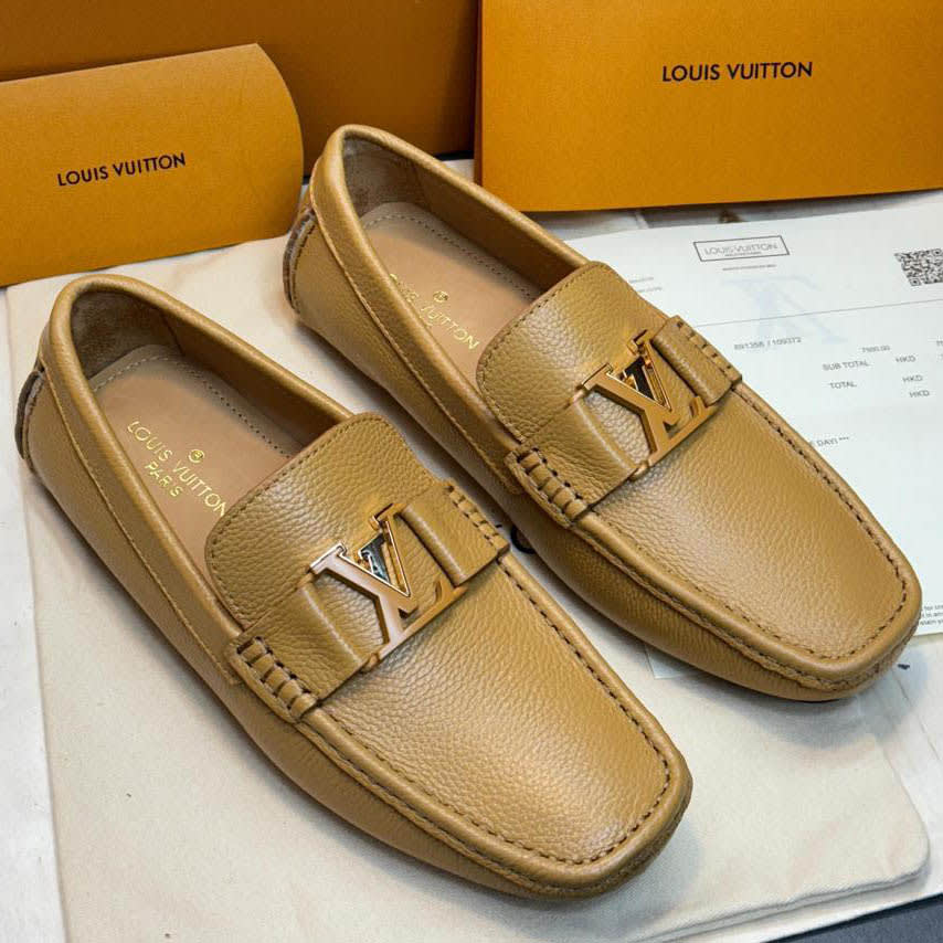 Louis Vuitton Hockenheim Moccasin Brown Loafers-0