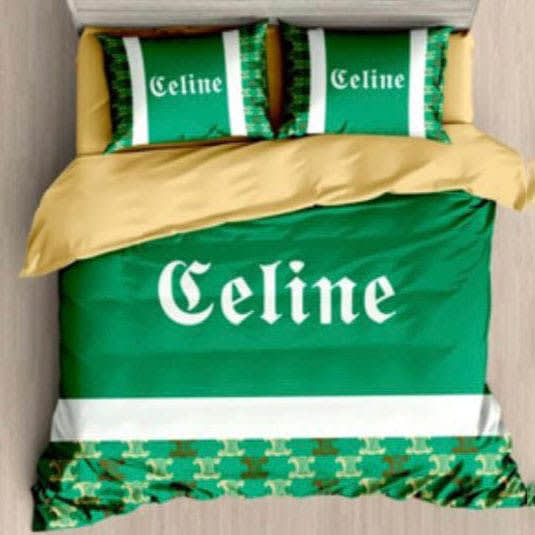 Celine Green Premium Quality Bedsheet-0